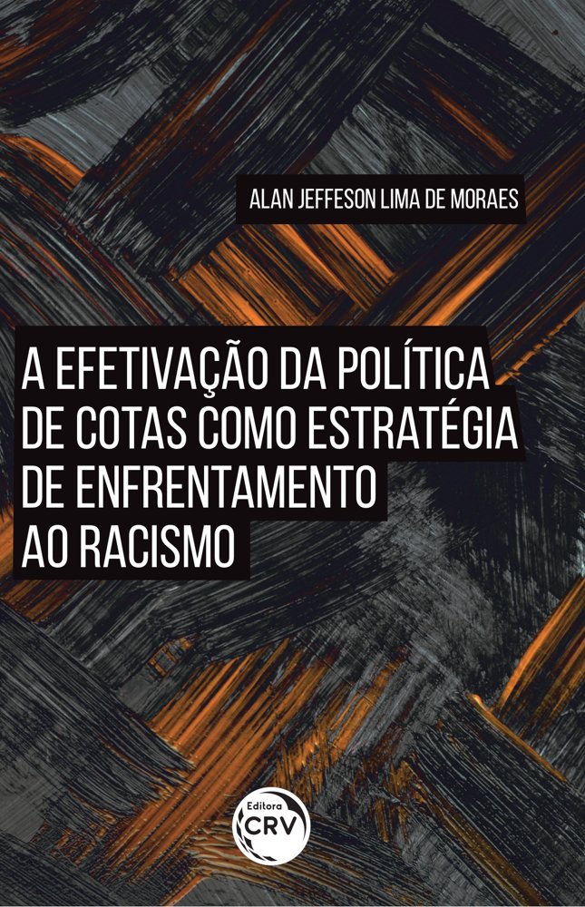 Capa do livro A efetivação da política de cotas como estratégia de enfrentamento ao racismo