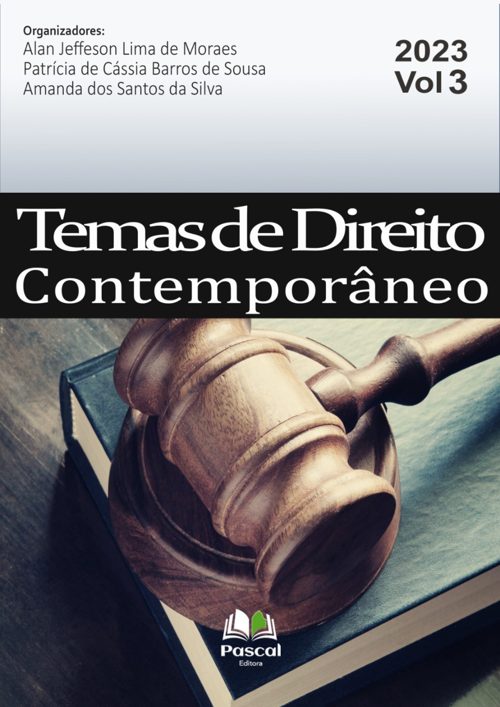 Capa do volume 3 da coleção Temas de Direito Contemporâneo