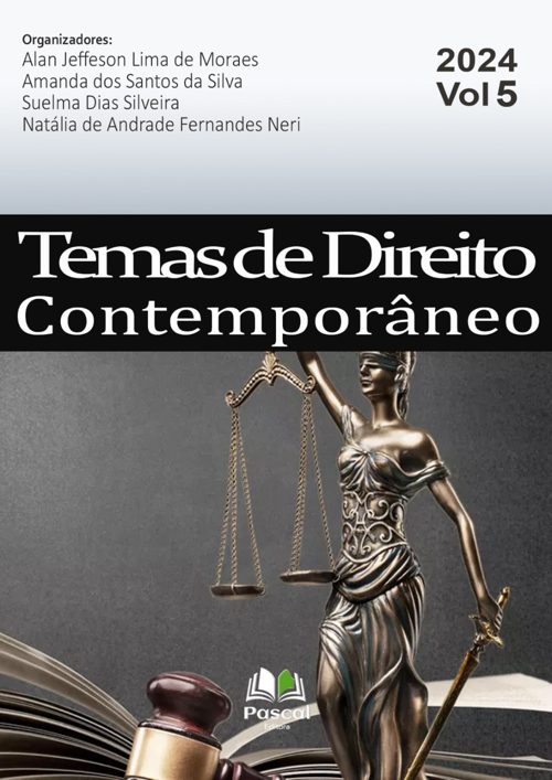 Capa do volume 5 da coleção Temas de Direito Contemporâneo